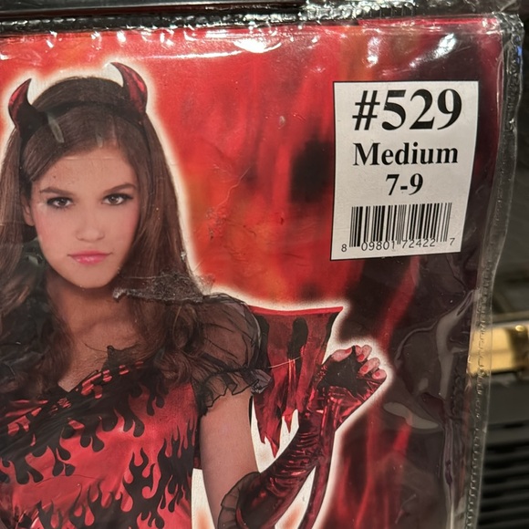 NEW Costumes USA “Hot Stuff” Devil Satan Girl Adult Costume - size M (7-9) - Picture 2 of 4